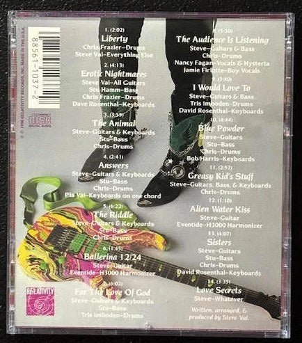 Steve Vai – Passion And Warfare (CD, Album, Relativity 88561-1037-2) - Maple City Music
