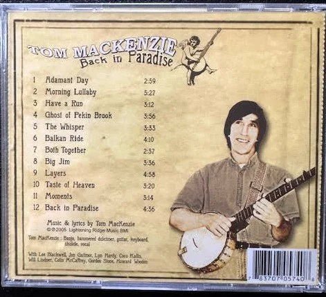 Tom MacKenzie – Back in Paradise (New) - Maple City Music