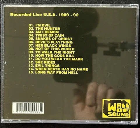 Danzig – Evil Trax Live (CD, Unofficial Release, Wall Of Sound WS-CD-006) - Maple City Music