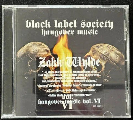 Black Label Society – Hangover Music Vol. VI (Used)Black Label Society – Hangover Music Vol. VI (CD, Album, 2004, Spitfire Records SPT-15081-2) - Maple City Music