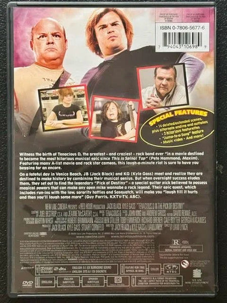 Tenacious D in The Pick of Destiny (DVD, 2006, New Line Cinema / Warner Bros.) - Maple City Music