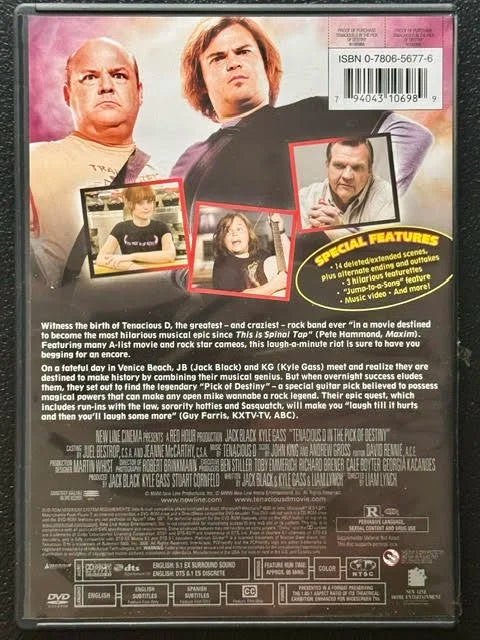 Tenacious D in The Pick of Destiny (DVD, 2006, New Line Cinema / Warner Bros.) - Maple City Music