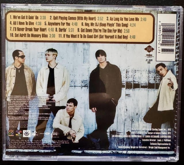 Backstreet Boys – Backstreet Boys (CD, Jive 01241-41472-2) - Maple City Music