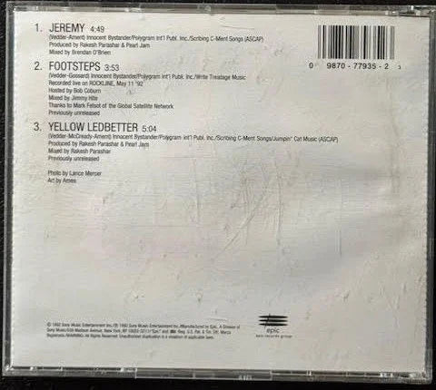 Pearl Jam – Jeremy (Used) - Maple City Music
