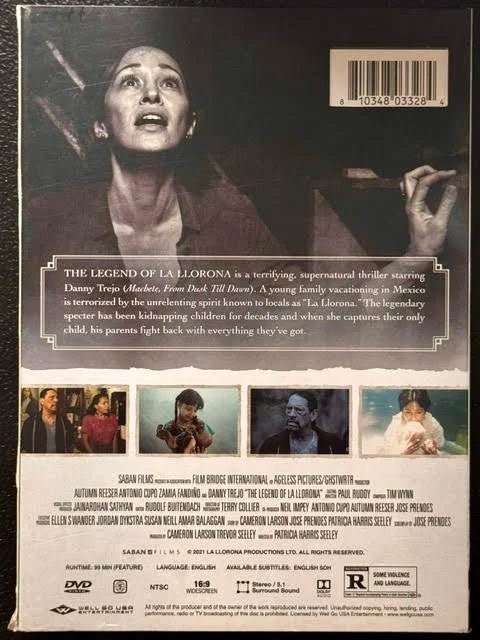 The Legend of La Llorona (DVD, 2022, Saban Films) - Maple City Music