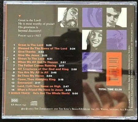 Tim Zimmerman And The King's Brass – Praise & Worship (Used) - Maple City Music