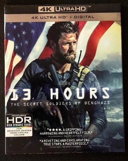 13 Hours: The Secret Soldiers of Benghazi (4K Ultra HD + Blu-ray, 2019, Paramount Pictures) - Maple City Music