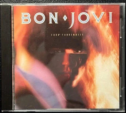 Bon Jovi – 7800° Fahrenheit (CD, 1989, Mercury 824 509-2) - Maple City Music