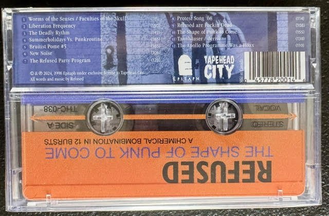 Refused – The Shape Of Punk To Come (Cassette, 2024, Epitaph THC-038) - Maple City Music