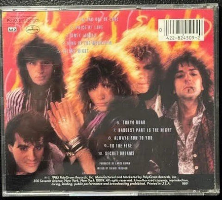 Bon Jovi – 7800° Fahrenheit (CD, 1989, Mercury 824 509-2) - Maple City Music