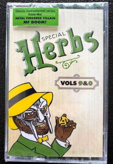 Metal Fingers – Special Herbs Vol. 9 & 0 (Cassette, 2025, Rhymesayers Entertainment / Metal Face Records RSE0386-4) - Maple City Music