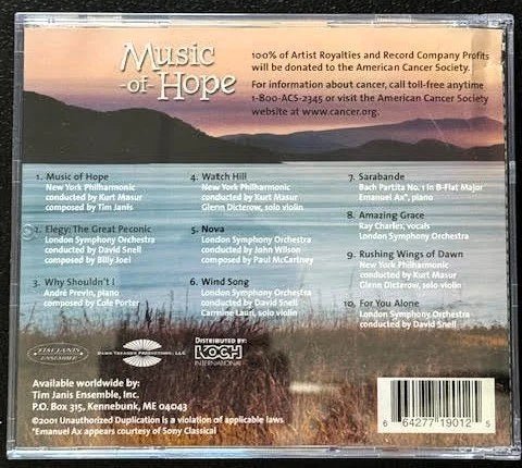 Various Artists – Music Of Hope (Used) - Maple City Music