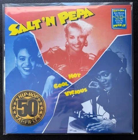 Salt 'N' Pepa – Hot Cool Vicious (LP, Album, Reissue, Blue Vinyl, 2024, Island Records 602458669954) - Maple City Music
