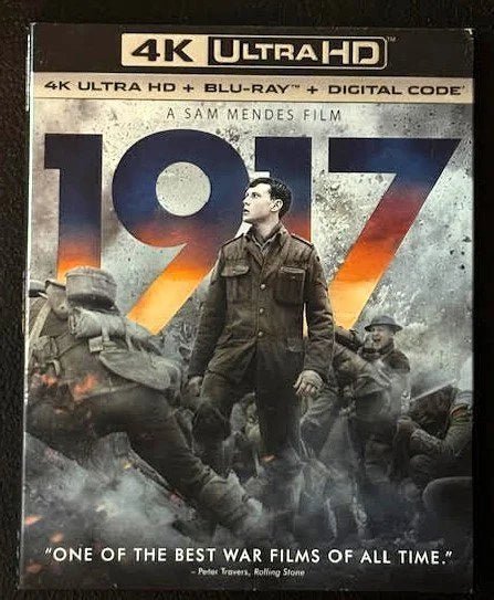 1917 (4K Ultra HD + Blu-ray + Digital 4K, 2020, Universal Studios) - Maple City Music