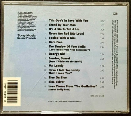 Bobby Vinton – Bobby Vinton’s Greatest Hits (CD, 1991, Sony Music Special Products A 15818) - Maple City Music