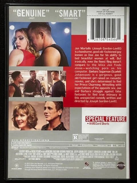 Don Jon (DVD, 2013, Relativity Media) - Maple City Music