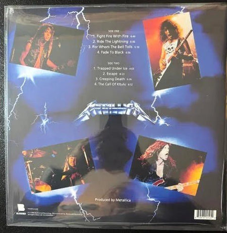 Metallica – Ride The Lightning (LP, 2016 Remastered Reissue, Blackened BLCKND004R-1) - Maple City Music