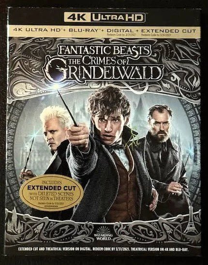 Fantastic Beasts: The Crimes of Grindelwald (4K Ultra HD + Blu-ray, 2019, Warner Bros.) - Maple City Music