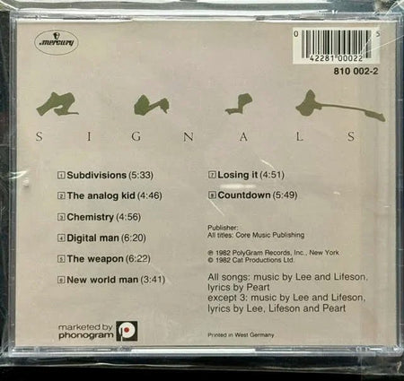Rush – Signals (CD, 1982, Mercury/810 002-2) - Maple City Music