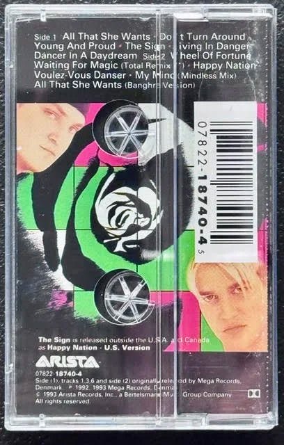 Ace Of Base – The Sign (Cassette, 1993, Arista 07822-18740-4) - Maple City Music