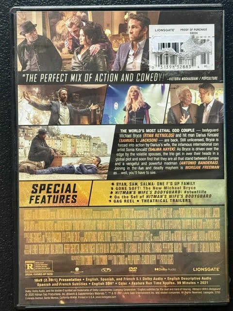 Hitman's Wife's Bodyguard (DVD, 2021) - Maple City Music
