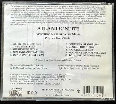 Dan Gibson – Atlantic Suite (CD, 1992, Solitudes CDG105) - Maple City Music