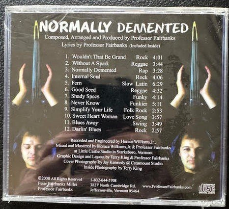 Professor Fairbanks – Normally Demented (New) - Maple City Music