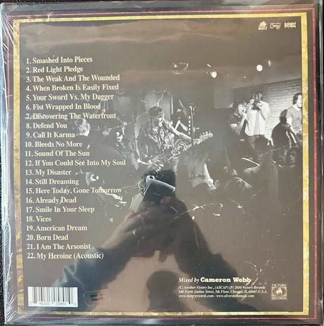 Silverstein – Decade (Live At The El Mocambo) (Clear Yellow w/ Red & Black Splatter 2xLP, 2019, Victory Records VR589-2X-CLYEVN) - Maple City Music