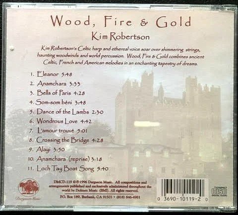 Kim Robertson – Wood, Fire & Gold (CD, 1996, Dragonwing Music DMCD-119) - Maple City Music