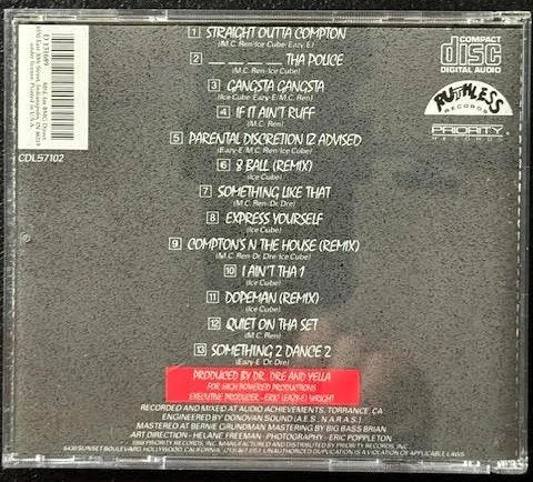 N.W.A – Straight Outta Compton (Used) - Maple City Music