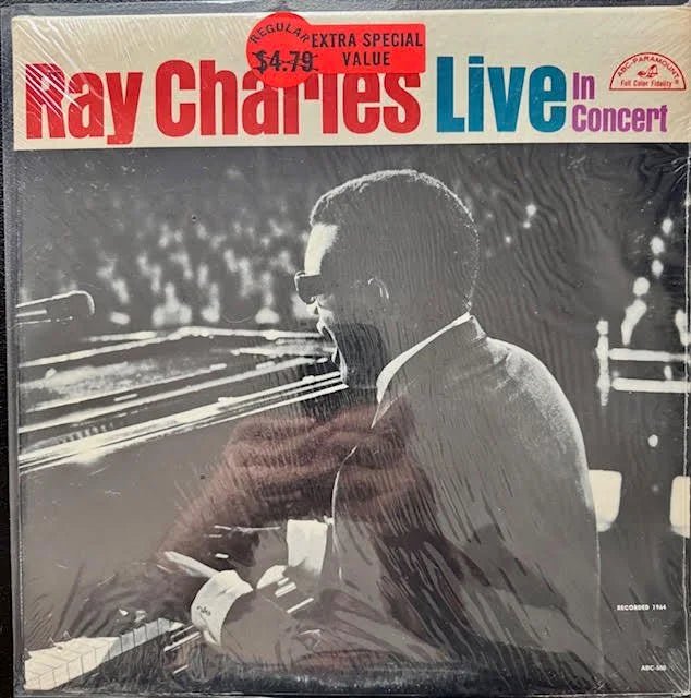 Ray Charles – Ray Charles Live In Concert (LP, 1965, ABC-Paramount ABC-500, Mono) - Maple City Music