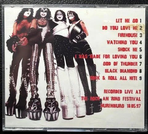 Kiss – Rock Am Ring (CD, Unofficial Release, 1997, Not On Label ZECD 9458712) - Maple City Music