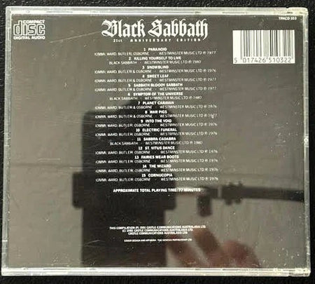 Black Sabbath – Backtrackin' (21st Anniversary Edition) (CD, Compilation, Reissue, 1991, Castle Communications TRKCD 103) - Maple City Music