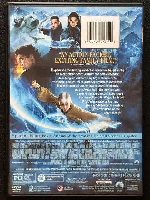The Last Airbender (DVD, 2010, Paramount Pictures / Nickelodeon Movies) - Maple City Music