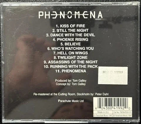 Phenomena – Phenomena (CD, Album, Reissue, Remastered, 1997, Parachute Music PARAVP001CD) - Maple City Music