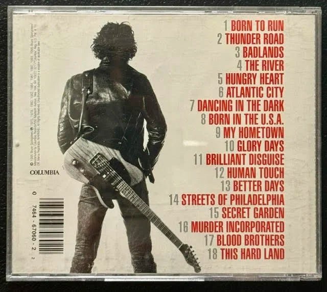Bruce Springsteen – Greatest Hits (CD, Compilation, 1995, Columbia CK 67060) - Maple City Music