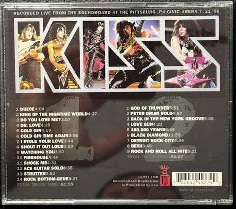 Kiss – Rock Hard Again (2xCD, Unofficial Release, 1997, LMD kica82/83) - Maple City Music