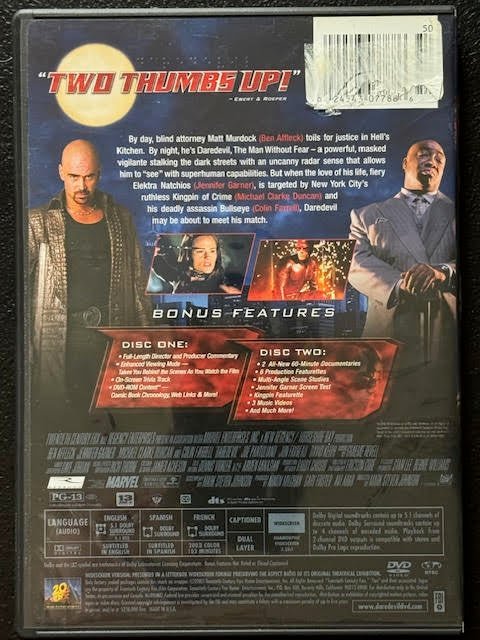 Daredevil – Widescreen Edition (DVD, Widescreen Edition, 20th Century Fox Home Entertainment) - Maple City Music