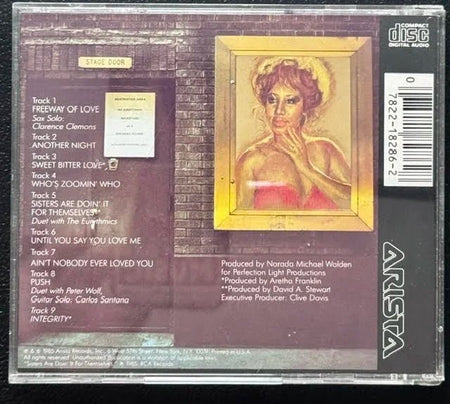 Aretha Franklin – Who’s Zoomin’ Who? (CD, Album, 1985, Arista ARCD 8286) - Maple City Music
