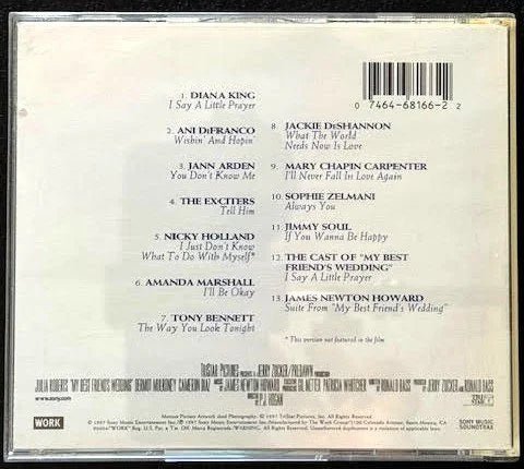 Various – My Best Friend's Wedding (Music From The Motion Picture) (Used) - Maple City Music