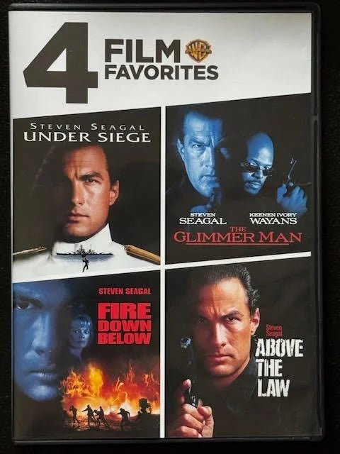 4 Film Favorites — Steven Seagal Collection (DVD, Multi-Film Collection, Warner Home Video) - Maple City Music