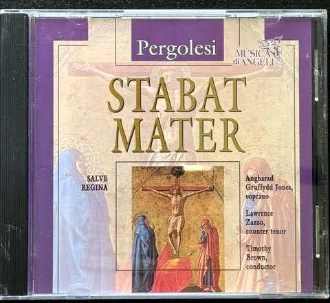 Giovanni Battista Pergolesi – Stabat Mater (CD, 1995, Musica Di Angeli 5028421991832) - Maple City Music