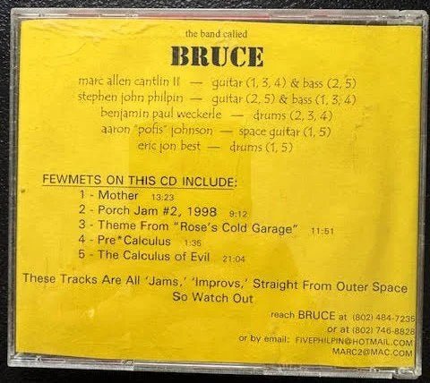 The Band Called Bruce – Fewmets (New) - Maple City Music
