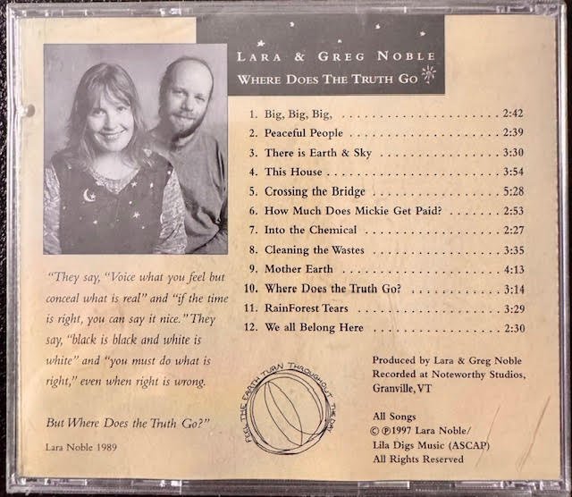 Lara & Greg Noble – Where Does the Truth Go (New) - Maple City Music