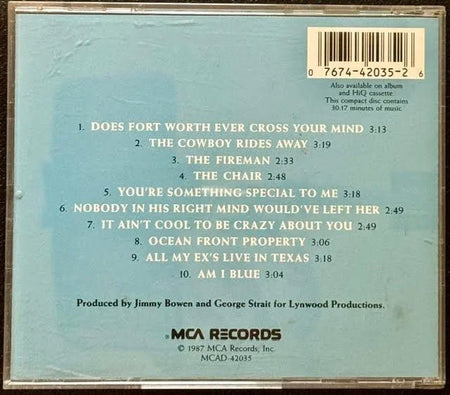 George Strait – Greatest Hits Volume Two (CD, 1987, MCA MCAD-42035) - Maple City Music