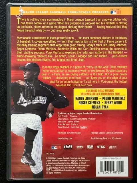 Pure Heat: Ultimate MLB Flamethrowers (DVD, 2005, Major League Baseball Productions) - Maple City Music