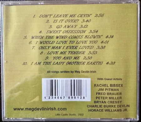 Meg Devlin Irish – Grounded (CD, 2002, Little Castle Studio) - Maple City Music