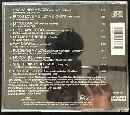 Elvis Presley – Moody Blue (CD, 1988, RCA 2428-2-R) - Maple City Music