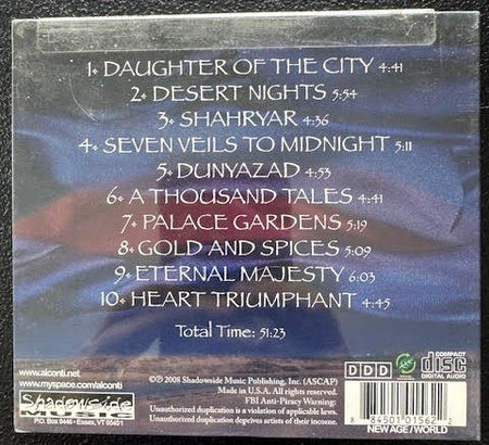 Al Conti – Scheherazade (CD, Album, 2008, Shadowside Music / Shadowside Music Publishing, Inc.) - Maple City Music