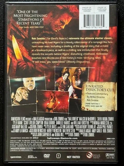 Halloween – Unrated Director's Cut (DVD, Unrated Director's Cut, 2007) - Maple City Music